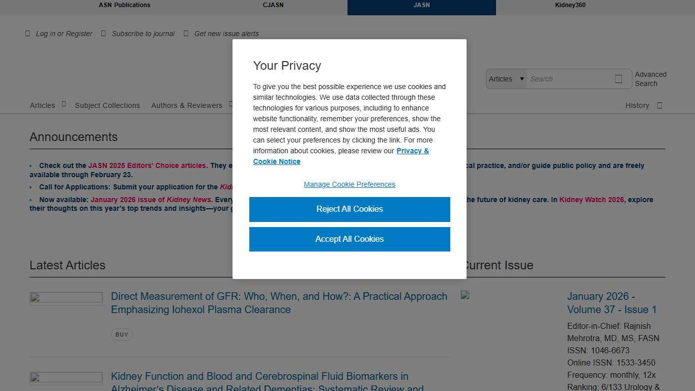 Journal of the American Society of Nephrology